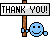 Blue Thank You